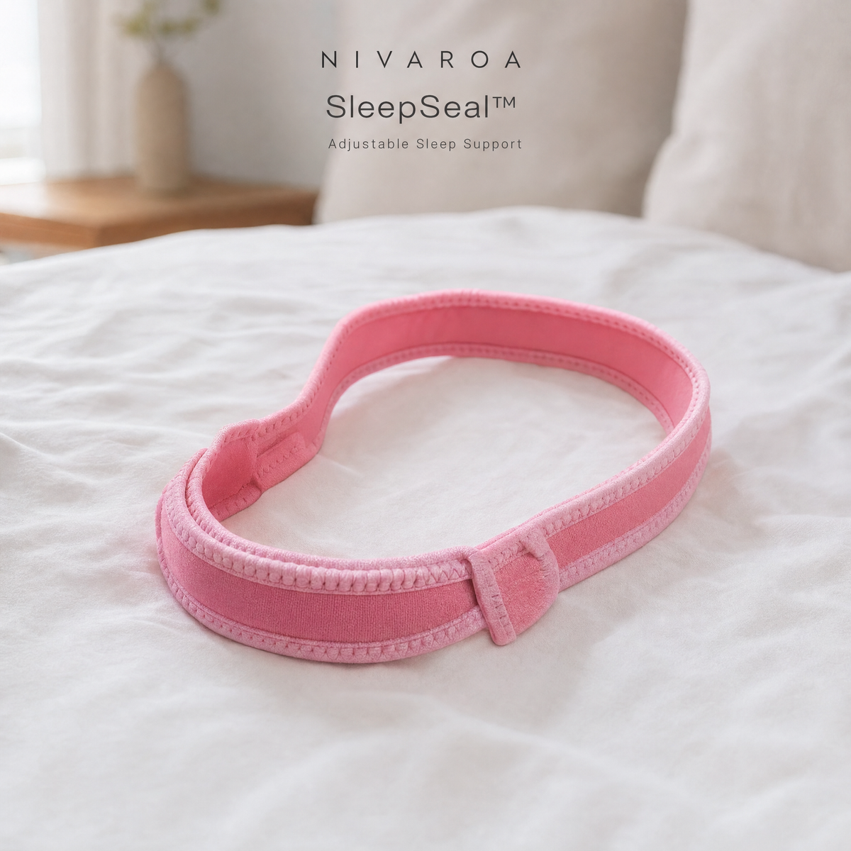 Nivaroa SleepSeal™ — Adjustable Anti-Snoring Chin Strap
