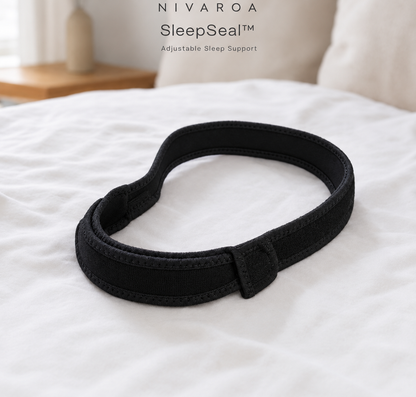 Nivaroa SleepSeal™ — Adjustable Anti-Snoring Chin Strap