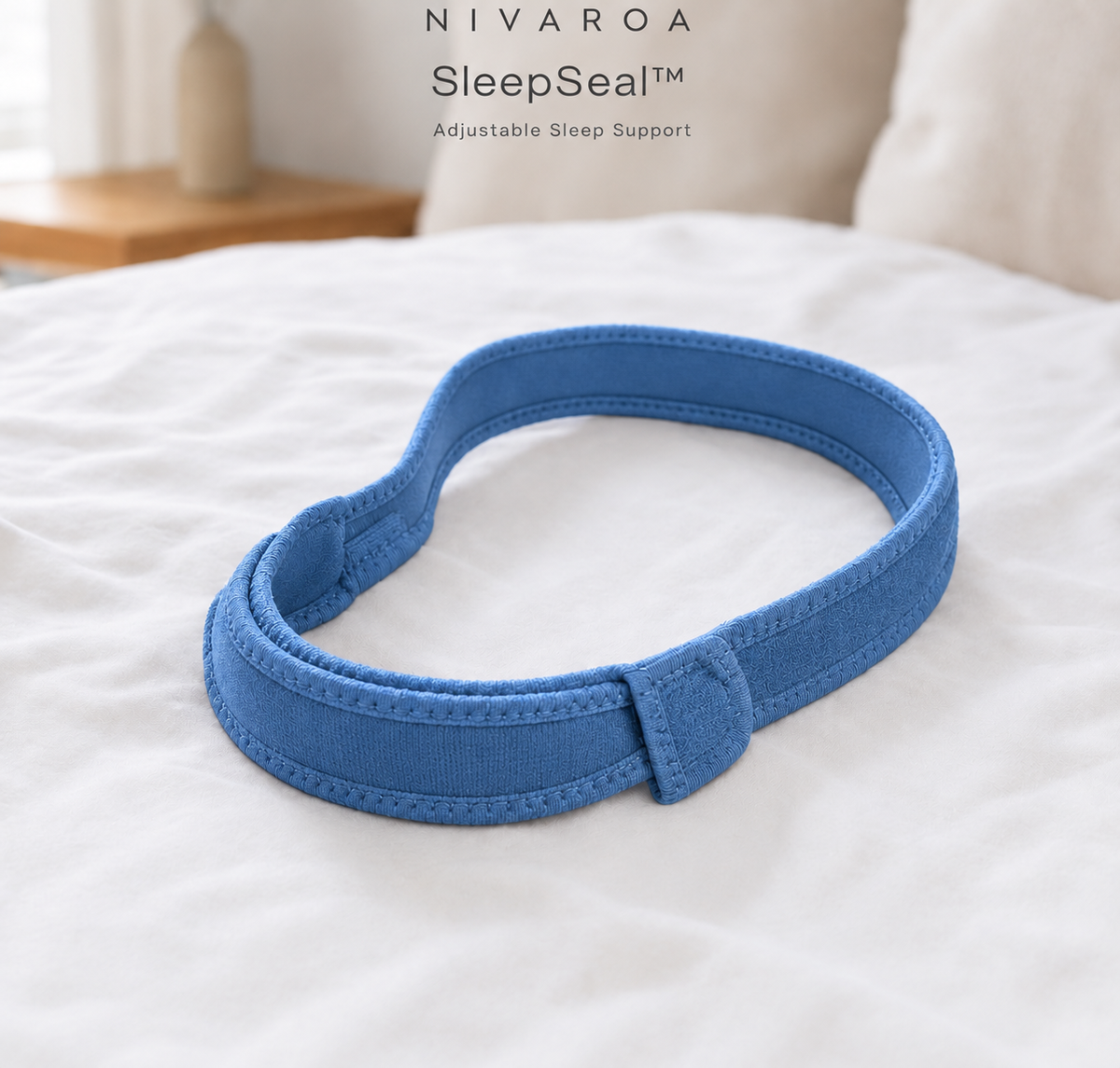 Nivaroa SleepSeal™ — Adjustable Anti-Snoring Chin Strap