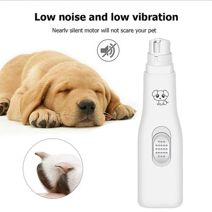 Dog Nail Grinder Electric Pet Nail Trimmer Super Quiet Pet Nail Clippers for Small Medium Large Dogs & Cats for Dogs Cats