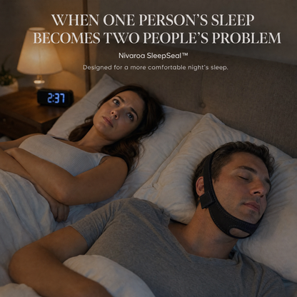 Nivaroa SleepSeal™ — Adjustable Anti-Snoring Chin Strap